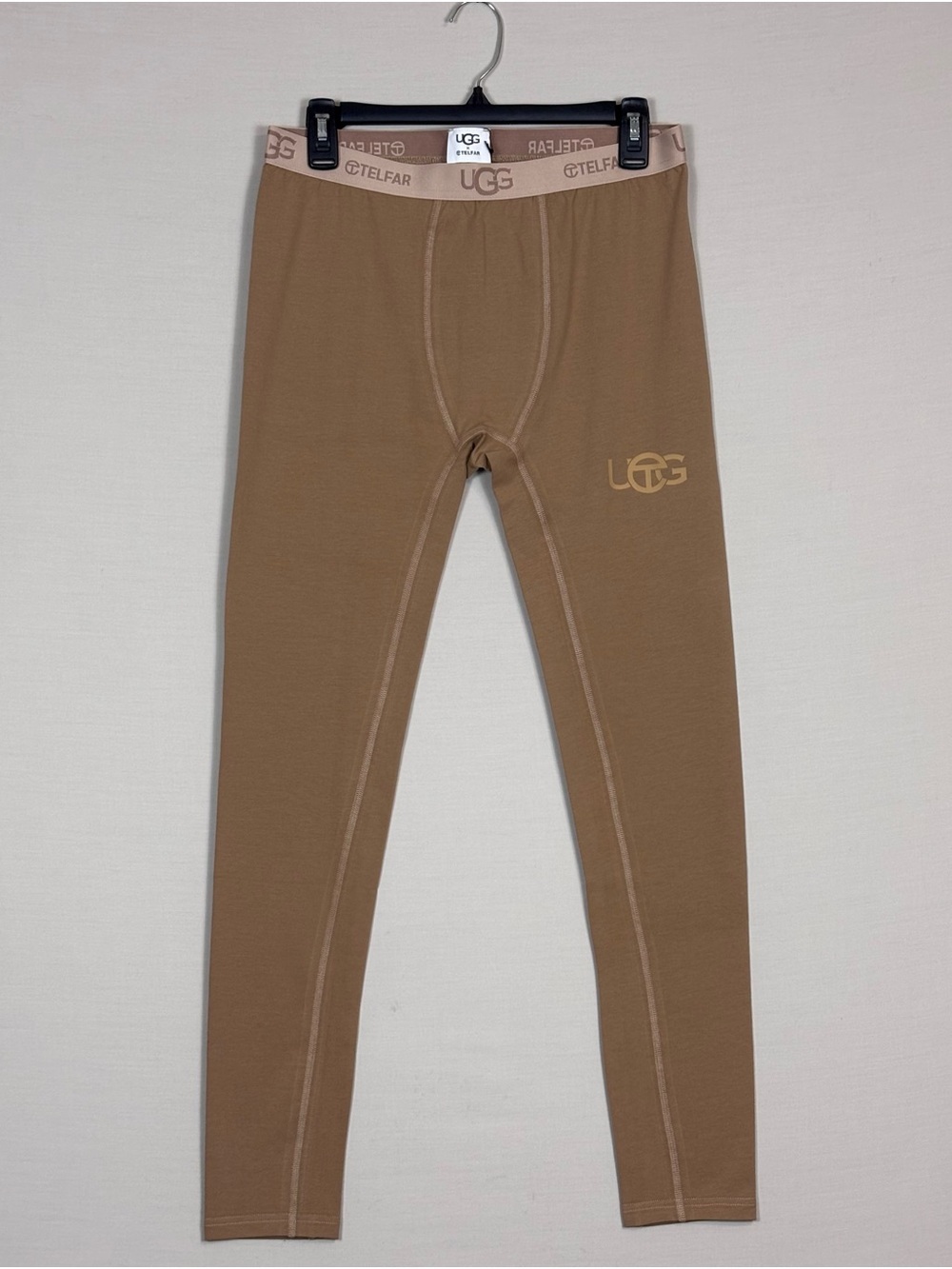 NWT UGG x TELFAR Logo Leggings Medium Camel Gender Inclusive Rare
